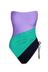 Sarda Mendieta Swimsuit Boat Neck Padded