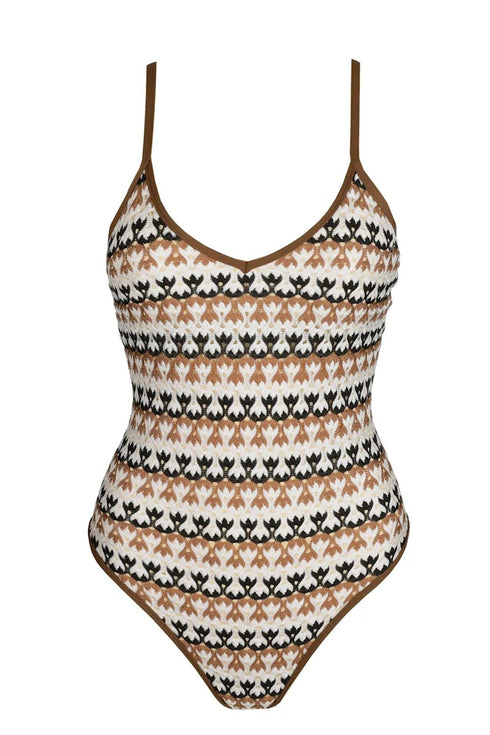 Sarda Biles Swimsuit Boat Neck Remov. Pads