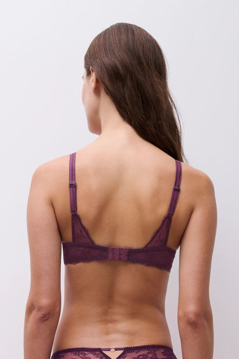 Chantelle Illusion Lace Plunge Contour Bra