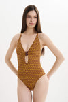 Antigel B39 La Papoue Non Wire Halter Swimsuit