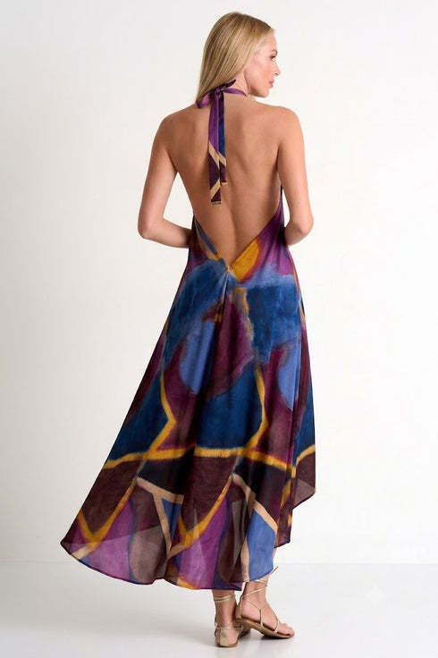 Shan Soie Silk Maxi Dress
