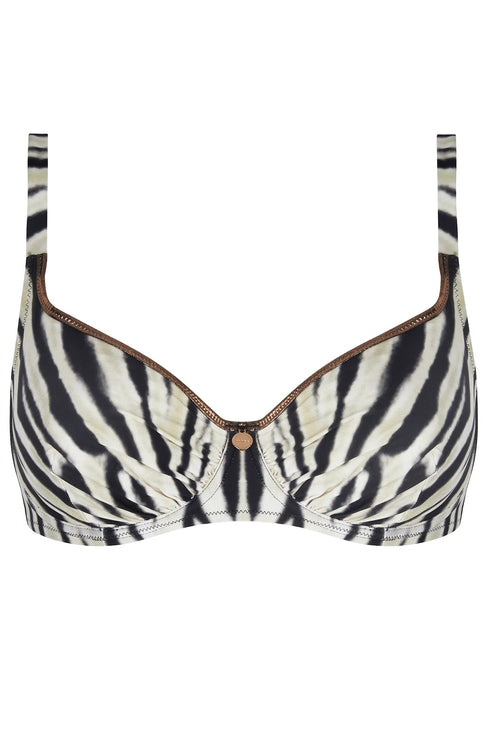 Antigel B49 La Tigre Blanc Demi Cup Bikini Top