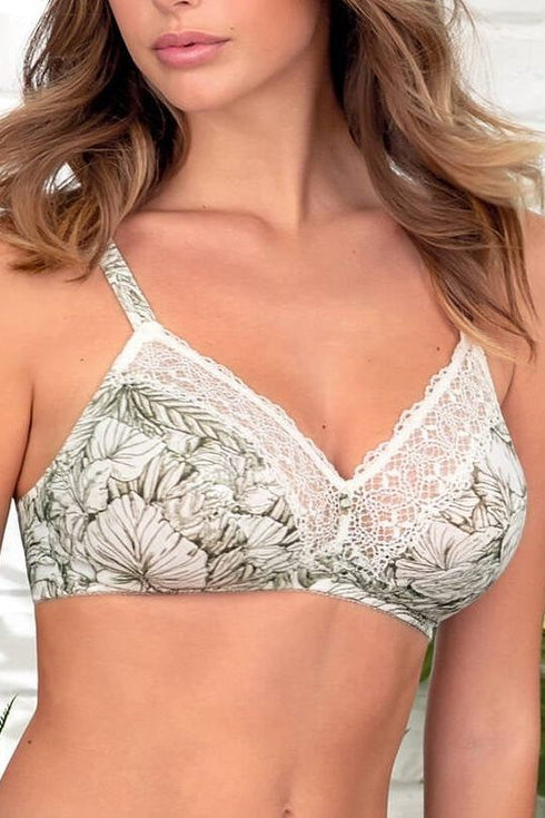 Antigel J03 Echappee Green Non Wire Bra