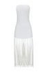 PQ Swim Water Lily Vanessa Strapless Fringe Dress