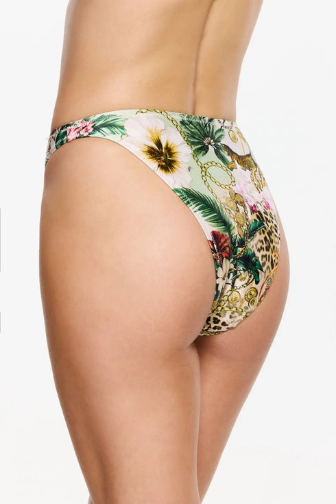Gottex Flirtt Jungle Treasure High Waist High Leg Bikini Bottom