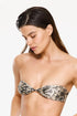Gottex Flirtt Silky Python Brallete Bikini Top