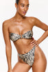 Gottex Flirtt Silky Python Bandeau Bikini Top