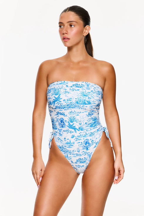 Gottex Flirtt Summer Toile Bandeau One Piece