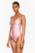 Gottex Flirtt Satin Royale Front Cut Out One Piece