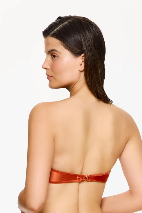 Gottex Flirtt Satin Royale Brallete Bikini Top