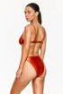Gottex Flirtt Satin Royale High Waist High Leg Bikini Bottom