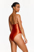 Gottex Flirtt Satin Royale Open Back One Piece
