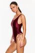 Gottex Flirtt Satin Royale Scoop Neck Adjustable One Piece