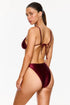 Gottex Flirtt Satin Royale High Waist High Leg Bikini Bottom