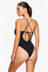 Gottex Flirtt Solid Black Front Cut Out One Piece
