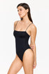 Gottex Flirtt Solid Black Open Back One Piece