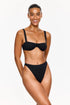 Gottex Flirtt Solid Black Underwire Bikini Top