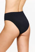 Gottex Flirtt Solid Black High Waist Bikini Bottom