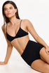 Gottex Flirtt Solid Black V-Neck Bikini Top