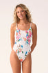 PQ Swim Florencia Smocked Elodia One Piece