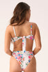 PQ Swim Florencia Smocked Lettuce Edge Bralette Top