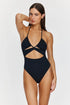 Gottex Flirtt Solids V- Neck One Piece