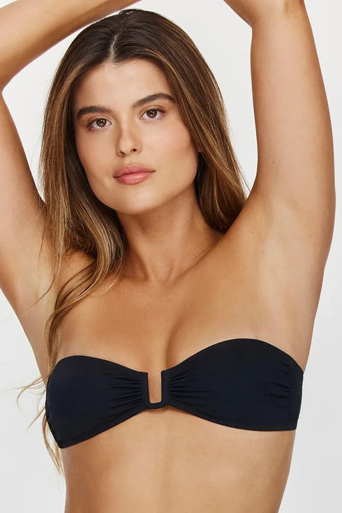 Gottex Flirtt Solids Bandeau Bikini Top