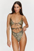 Gottex Flirtt Wild One One Piece Swimsuit with Cut-Out Stripes