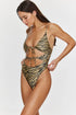 Gottex Flirtt Wild One One Piece Swimsuit with Cut-Out Stripes