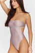 Gottex Flirtt Vacation Mode Bandeau Cut-out One-Piece Swimsuit