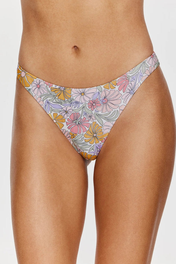 Gottex Flirtt Soft Bloom Mid-Rise Bikini Bottom