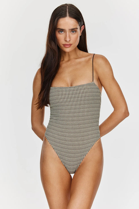 Gottex Flirtt Sandy Beach Scoop Neck One Piece Swimsuit