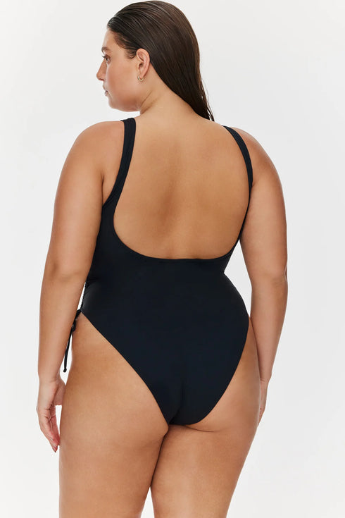 Gottex Flirtt Solids Scoop Neck One Piece