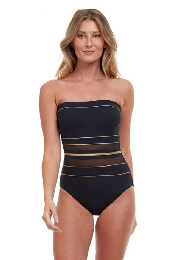 Gottex Onyx Bandeau One Piece