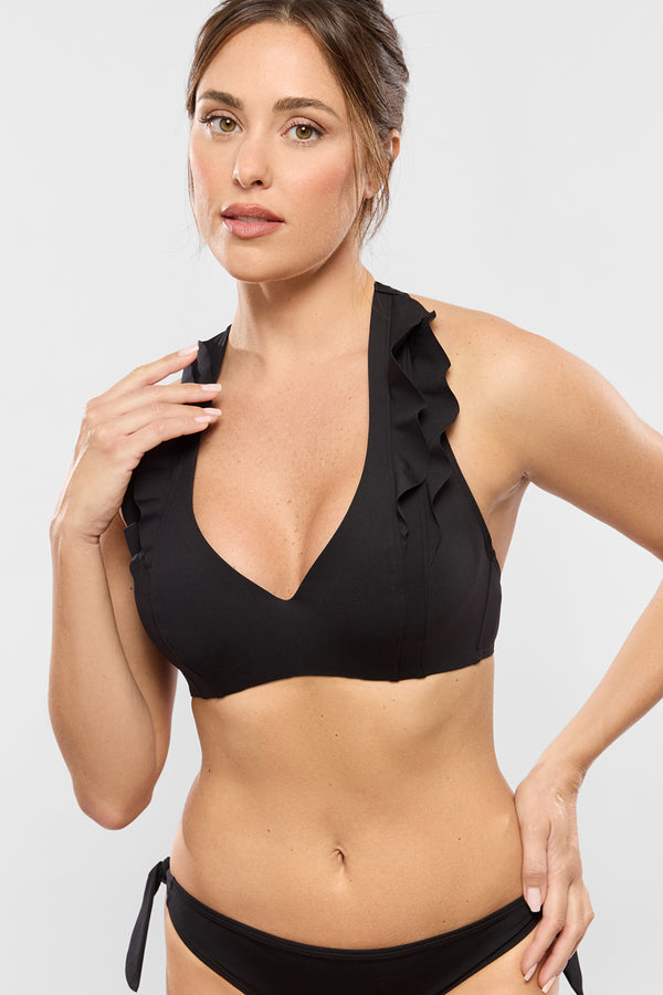 Empreinte Glam V-Neck Bikini Top