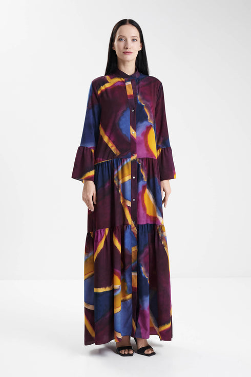 Shan Soie Long Dress