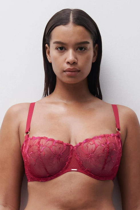 Chantelle Fleurs Half-cup Balcony Bra