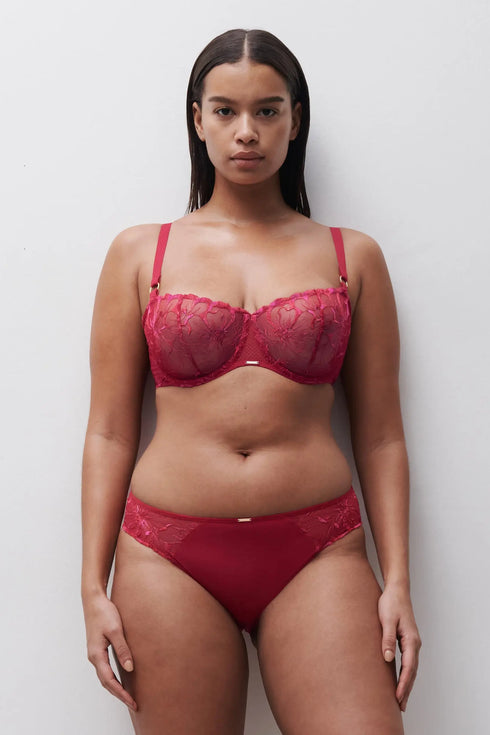 Chantelle Fleurs Half-cup Balcony Bra