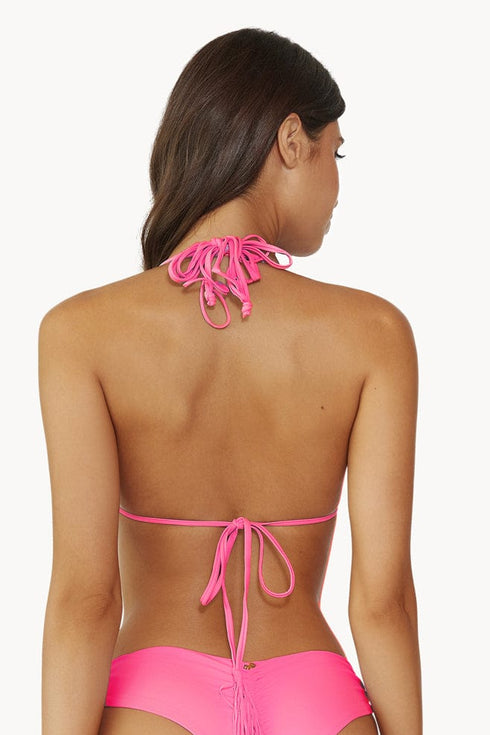 PQ Swim Vivid Pink Isla Tri Top