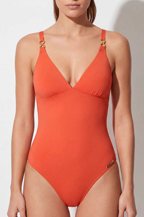 Lise Charmel B91 Sillage Couture Non Wire Halter Swimsuit