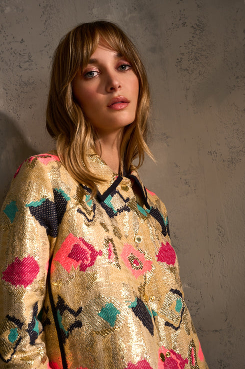 Shan Diana Luxurious jacquard jacket