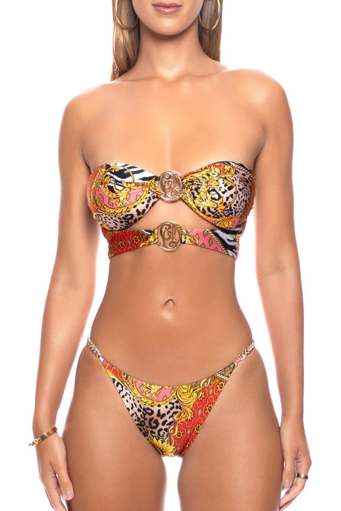 Luli Fama Tropical Majesty Chain Sides Full Back Bottom