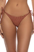 Luli Fama Muse Glow Seamless Ruched Back Brazilian Tie Side Bottom