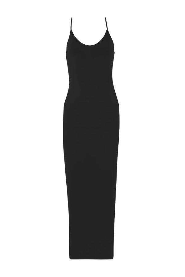 PQ Swim Luxe Layers Midnight Long Slip Dress