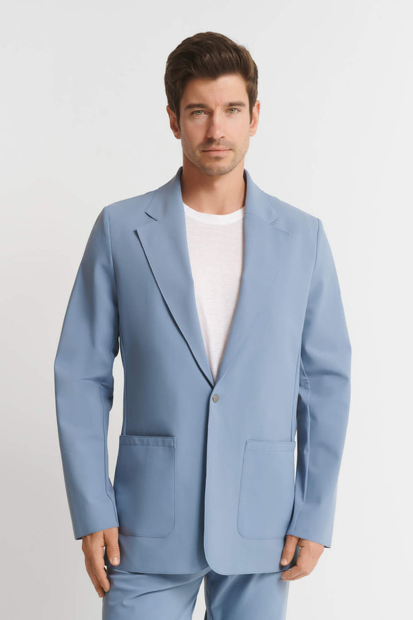 Shan Techno Structured jersey lycra blazer