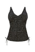Rosa Faia Simple Art Malaika Tankini Top