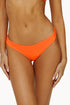 PQ Swim Mango Tango Basic Ruched Bottoms