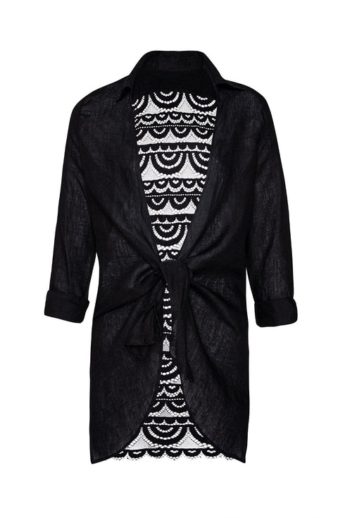 PQ Swim Midnight Lace Millie Tie Tunic