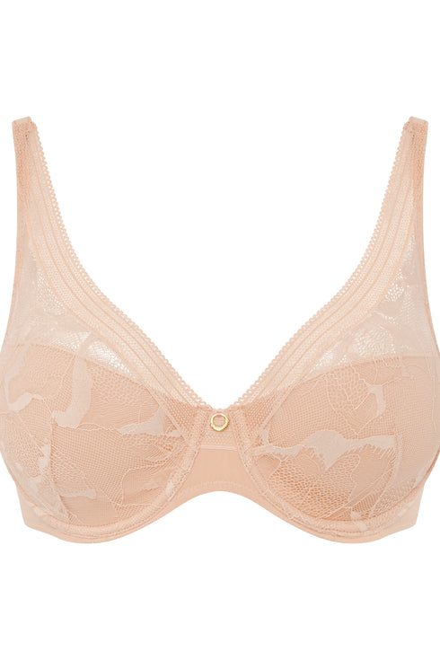 Chantelle True Lace Comfort Plunge Bra