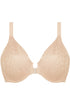 Chantelle Norah Lace Unlined Front Close Bra